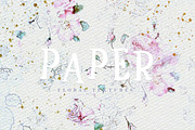 Floral Paper Textures, a Texture Graphic by sibel dayı (Thumbnail 1 of 8)