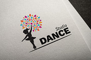 Dance Studio Logo Template, a Branding & Logo Template by tetiana.svirska (Thumbnail 3 of 4)