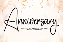Anniversary | Script Font
