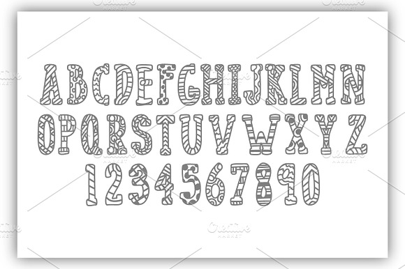 Color It Typeface preview 6