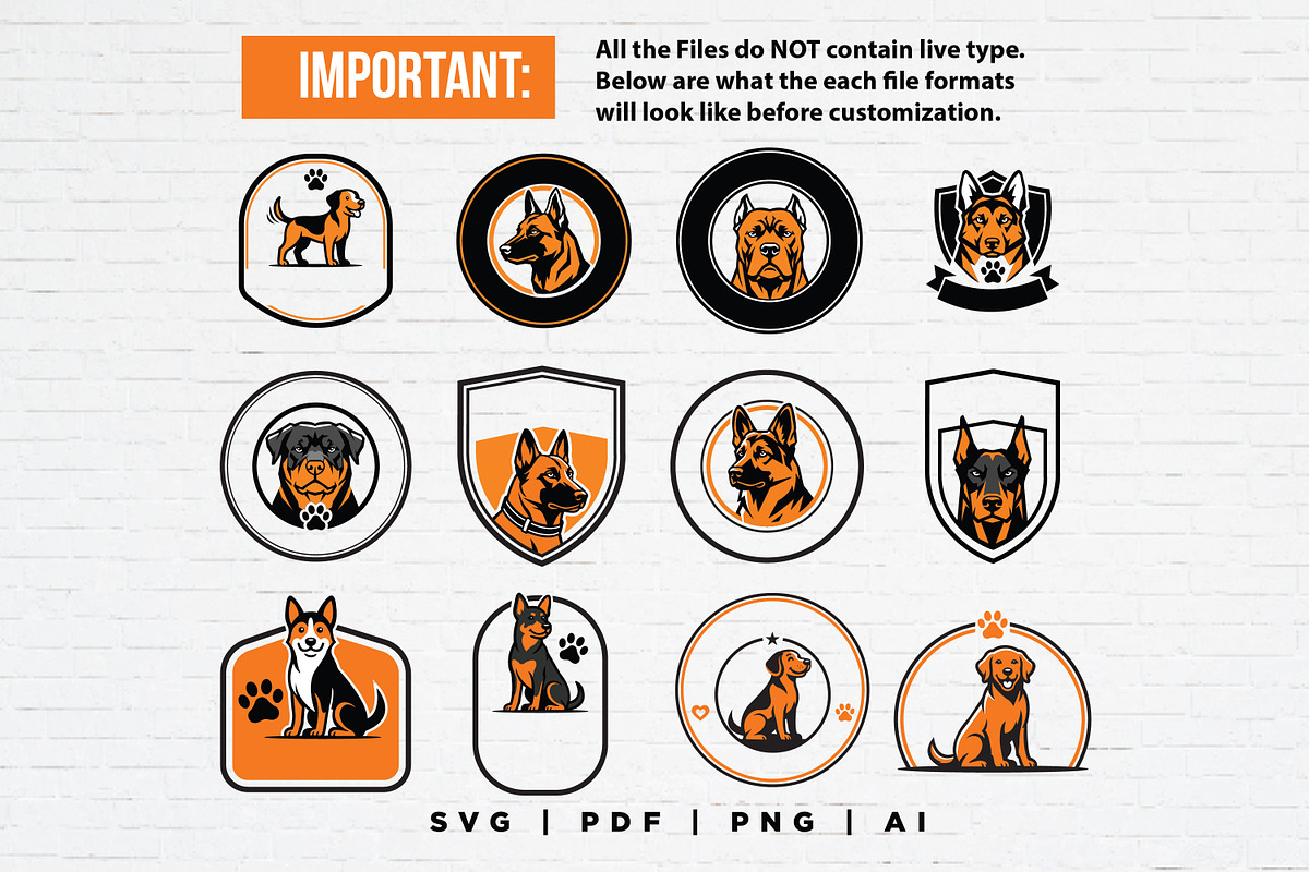 12 Dog Trainer Academy Bundle, a Branding & Logo Template by Guavanaboy (Photo 2 of 3)