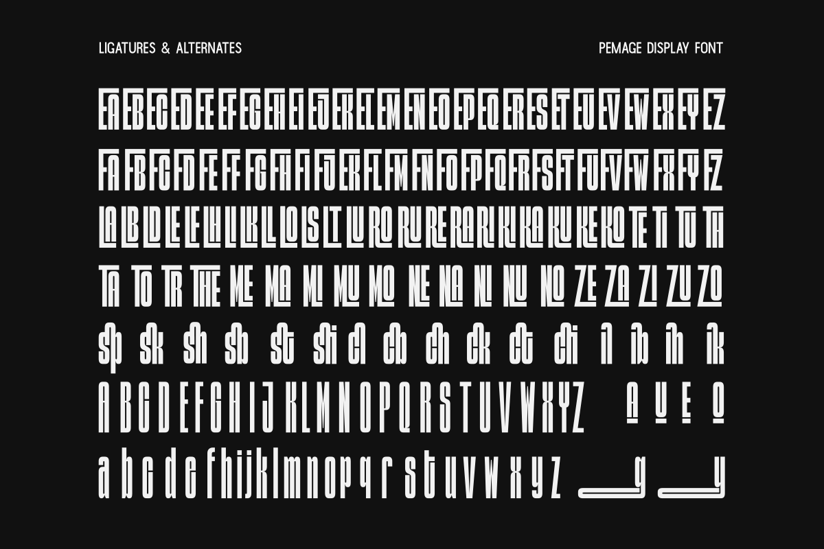 Pemage, a Sans Serif Font by Zafiratype (Photo 15 of 15)