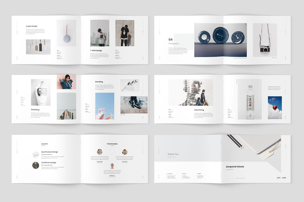 Design Portfolio Template, a Brochure Template by Meenom Templates (Photo 9 of 9)