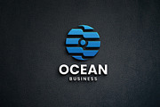 Ocean Letter O - Global Connection, a Branding & Logo Template by Design_Planet (Thumbnail 3 of 3)