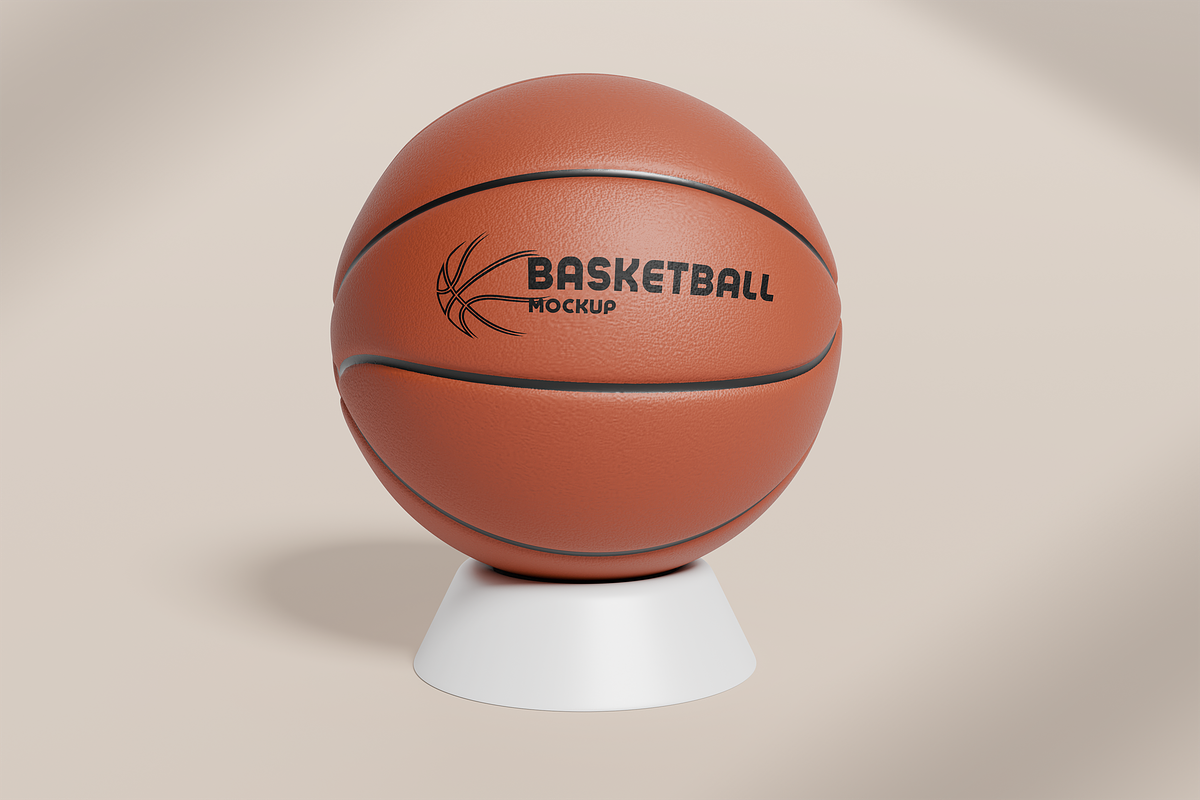 Basketball Mockup, an Advertising Mockup by xavier_studio (Photo 2 of 5)
