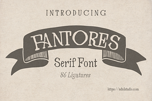 Fantores – Serif Font