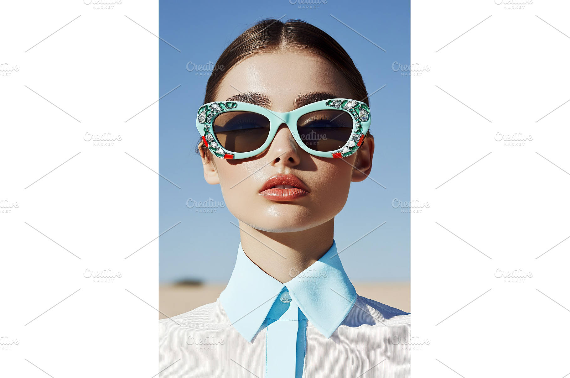 Chic summer fashion bold accessories, a Beauty & Fashion Photo by Lermont51