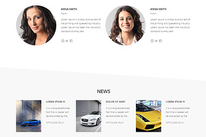 Car Dealer Responsive One Page Theme