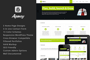 Responsive WordPress Theme:Agency