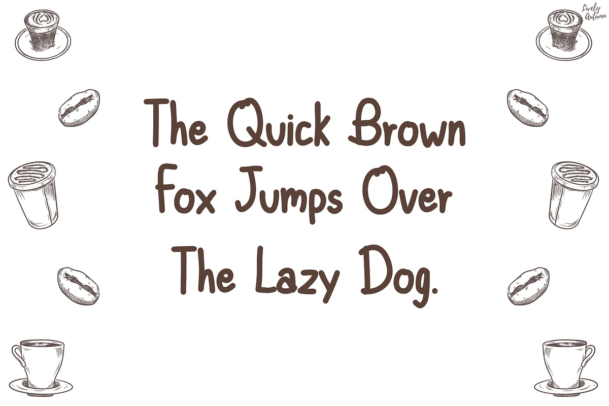 Mocha | Handwriting font, a Handwritten Font by LivelyAutumn11.11 (Photo 4 of 5)