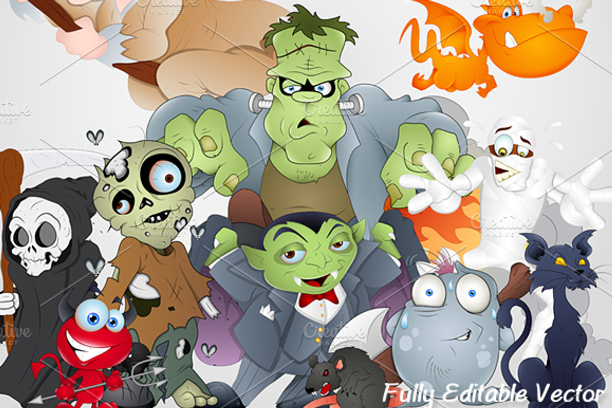 All Monsters Family ~ Halloween !
