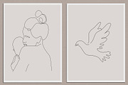 Mother’s Day Line Art, a Decorative Illustration by Miracles Everywhere (Thumbnail 7 of 7)