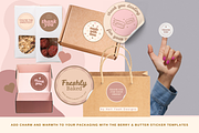 Bakery Round Sticker Templates, a Stationery Template by Hell Yeah Designs (Thumbnail 4 of 7)