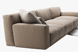 Paris-Seoul Sofa 3 3d Model