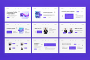 White Company Profile Google Slide, a Presentation Template by graphicook (Thumbnail 2 of 4)