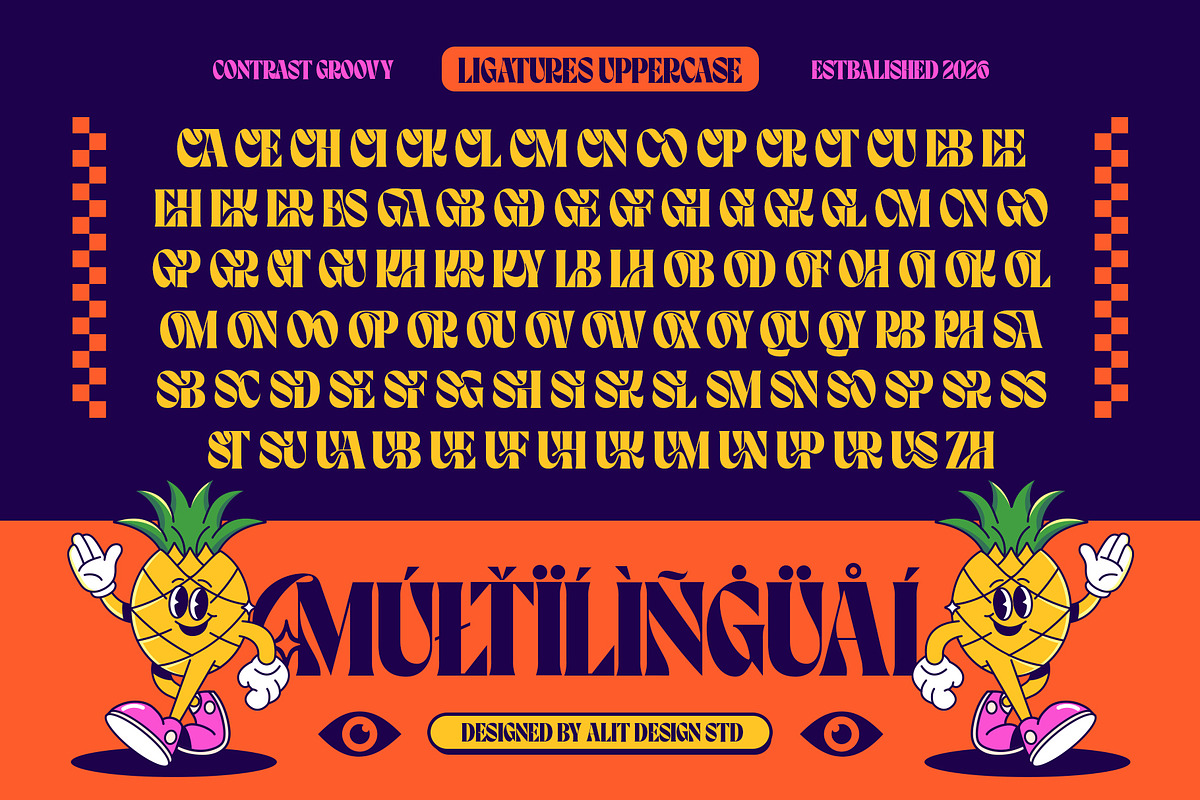Contrast Groovy Typeface, a Serif Font by alit design (Photo 15 of 20)