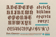 Piston Black Typeface, a Blackletter Font by alit design (Thumbnail 7 of 19)