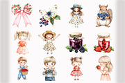 Watercolor Fruit Clipart, an Illustration by Design Market (Thumbnail 2 of 5)