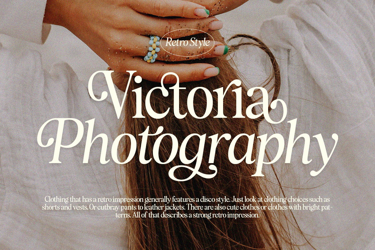 Bethany Elingston, a Serif Font by Attract Studio (Photo 7 of 17)