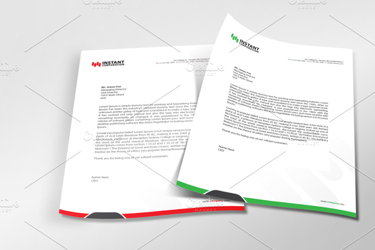 Letterhead, a Stationery Template by RQ Designs (Photo 2 of 8)