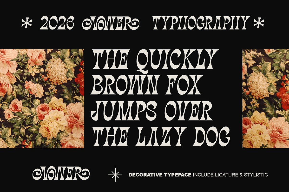 Thedrin - Decorative Serif Font, a Serif Font by Luna Shop (Photo 4 of 6)