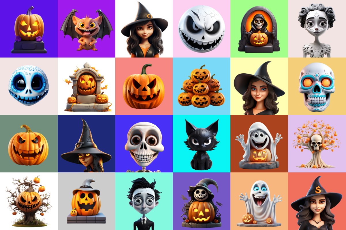 320 Elements Halloween Characters, a Characters & Person 3D Model by Digital Blood (Photo 9 of 15)