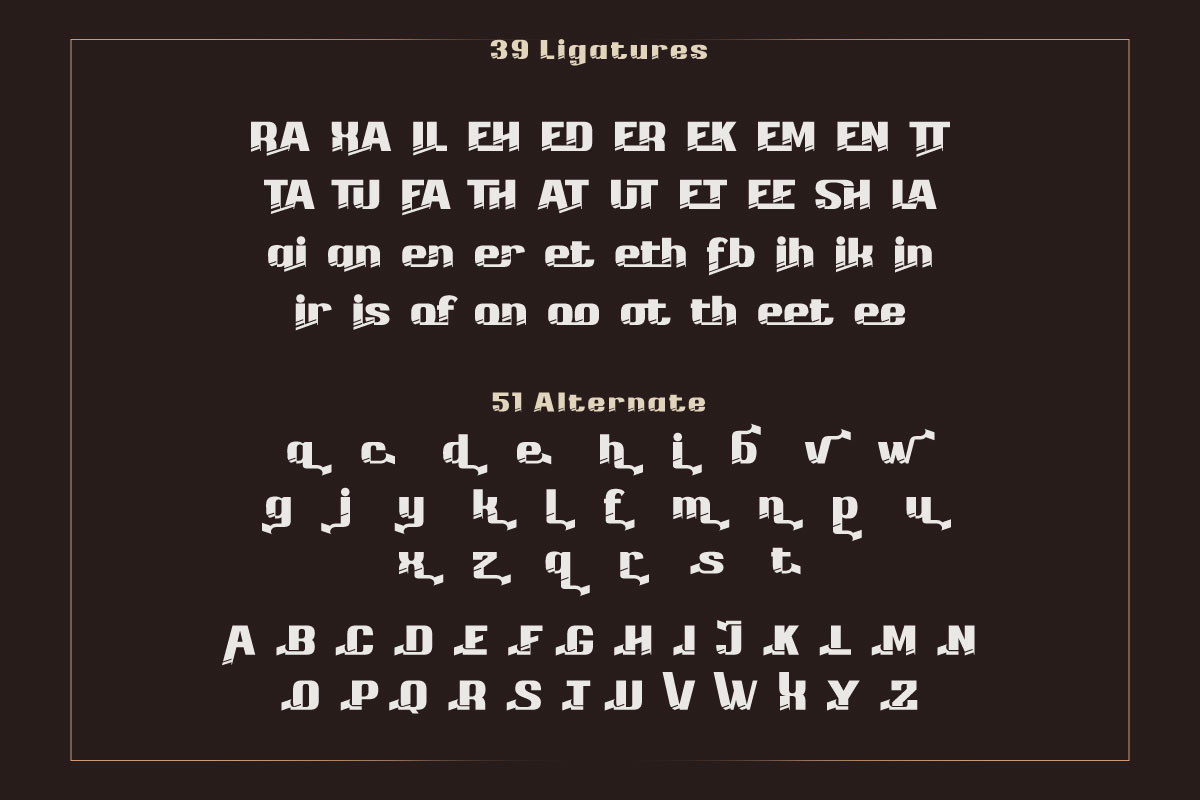 ATHEWE | Display Hero Font, a Sans Serif Font by twinstd (Photo 10 of 13)