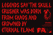 Stemcruz - Distressed Metal Font, a Blackletter Font by Japa Mantra (Thumbnail 5 of 7)