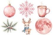 Blush Winter Clipart, an Illustration by Pixels.Craft (Thumbnail 3 of 7)
