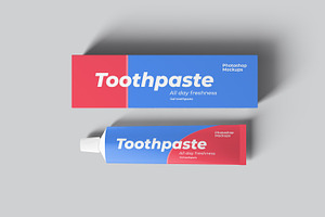 Toothpaste Packaging Mockups