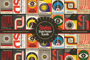 Swiss Style Poster Bundle, a Flyer Template by Black Cat Studio (Thumbnail 1 of 8)