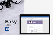 Modern Resume & CoverLetter Template, a Resume Template by Hito Graphic (Thumbnail 7 of 8)