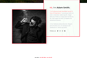 Modern Personal Portfolio Resume Web, a HTML Template by Themeplaza (Thumbnail 3 of 6)
