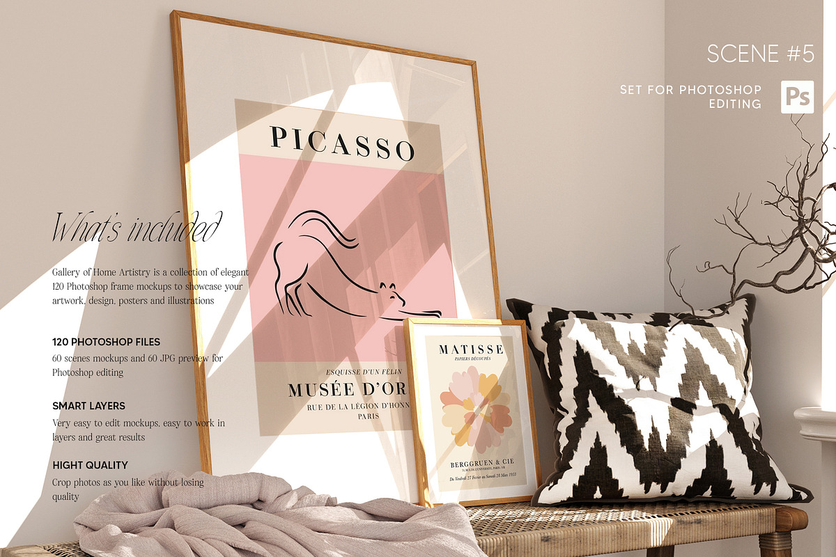 GALLERY ARTISTRY 120 Frames Mockups, a Household Mockup by Muse Mockups (Photo 26 of 27)