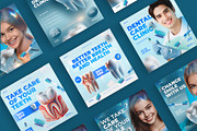 Dental Clinic Social Media Designs, a Social Media Template by graphic bakers (Thumbnail 2 of 5)