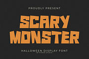 Scary Monster - Halloween Display, a Sans Serif Font by Pian45 Studio (Thumbnail 1 of 8)