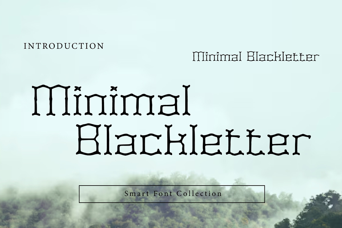 Minimal blackletter, a Handwritten Font by Wow Magic (Photo 1 of 3)