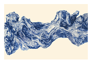 Bimo Co. 3 · Blue Organic Textures, a Texture Illustration by milatovar (Thumbnail 11 of 24)