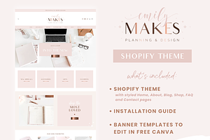 Shopify Theme Rose Gold Pink