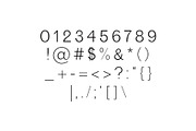 Edina Sans Serif Minimal Font Pack, a Sans Serif Font by Creativetacos (Thumbnail 4 of 5)