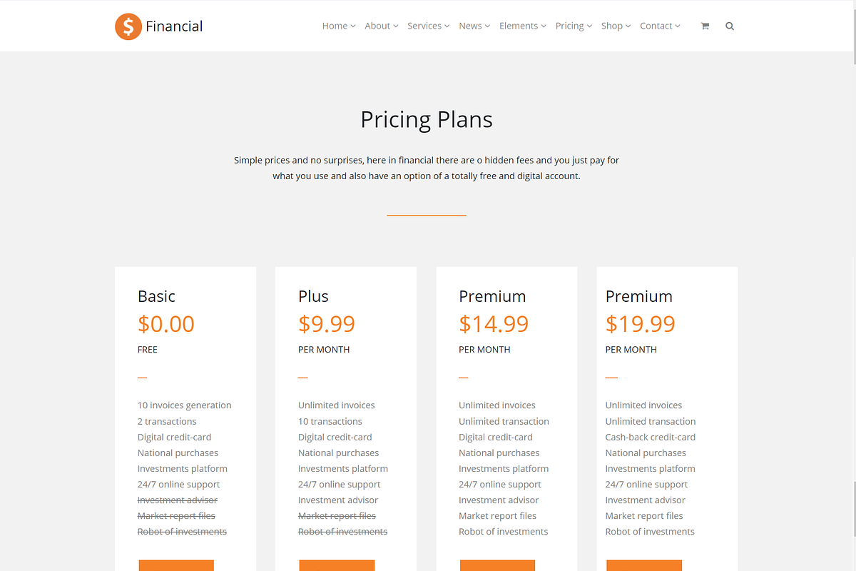 Financial Accounting WordPress Theme, a WordPress Template by Visualmodo (Photo 14 of 41)