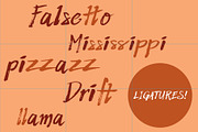 Nifty & Swifty - brush font, a Handwritten Font by Font Infusions (Thumbnail 9 of 12)