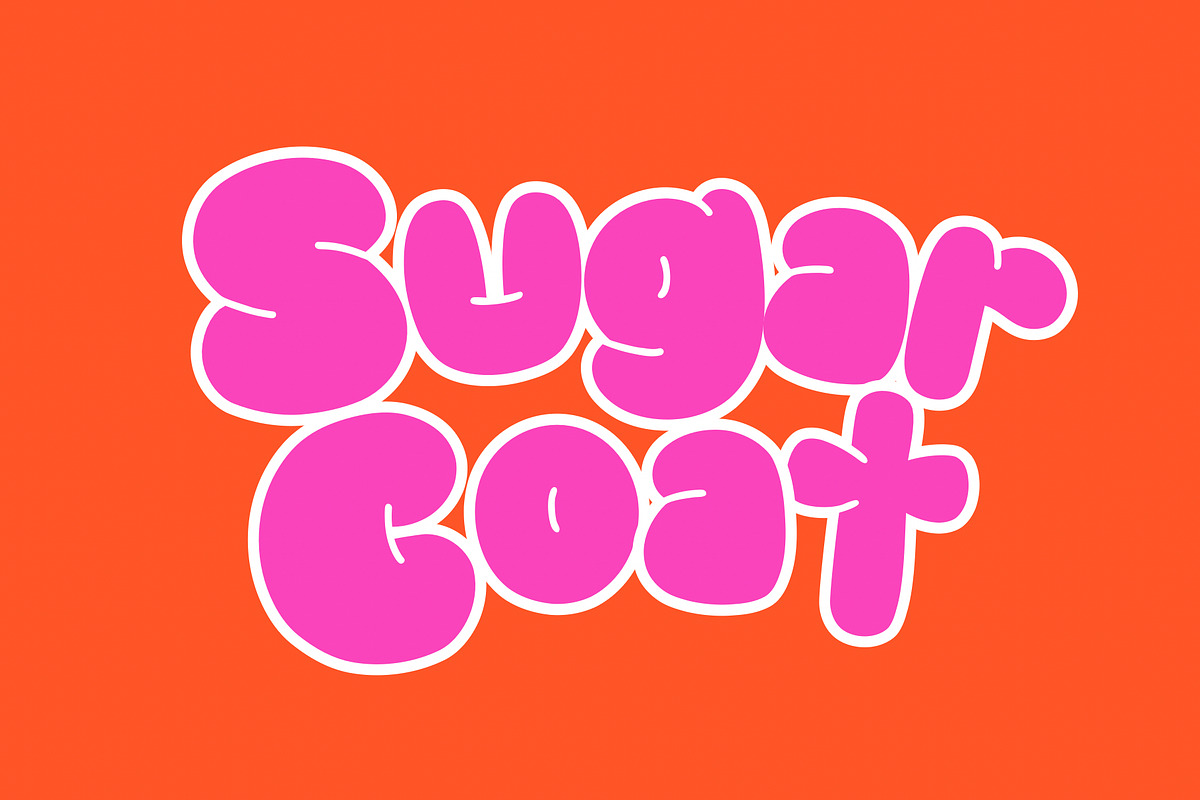 Bubble Bloom - Display Font, a Handwritten Font by aeys_land (Photo 3 of 5)