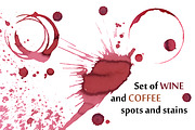 Coffee and wine stains, a Food Illustration by Lina_Lisichka (Thumbnail 1 of 6)