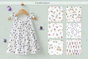 Ice Cream Summer Vector Clipart, a Decorative Illustration by Jenny Quince (Thumbnail 7 of 10)