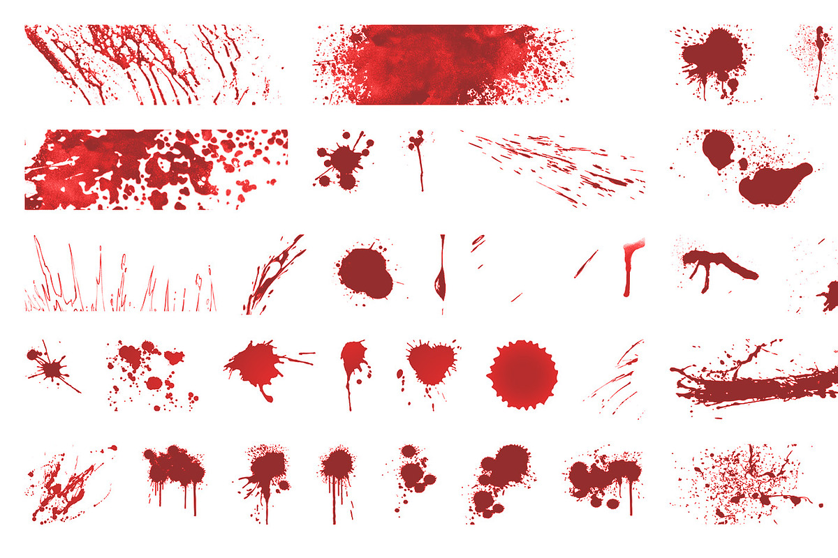 Procreate Blood Brushes, a Brush Add-On by Cozy Brushery (Photo 6 of 7)