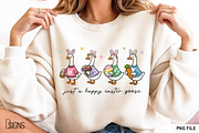 Happy Easter Goose Spring Clipart, a Seasonal Illustration by Design Station (Thumbnail 2 of 3)