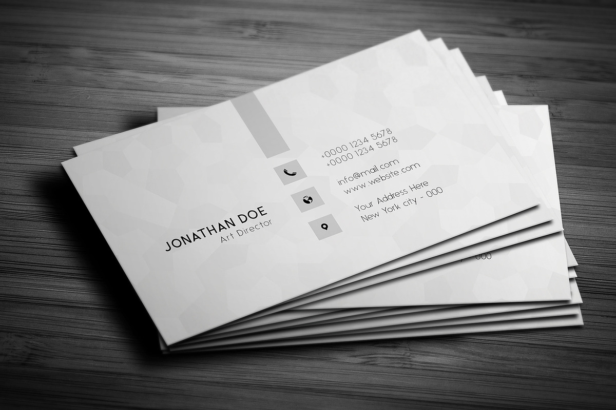 Clean Minimal Visiting Card