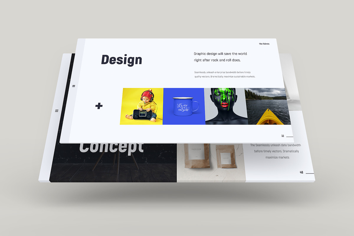 Fabros - Minimal & Creative Template, a Presentation Template by UDEA Store (Photo 3 of 15)