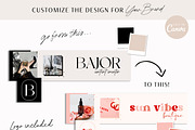 Modern Etsy Banner Set, a Branding & Logo Template by Macarons and Mimosas (Thumbnail 4 of 9)